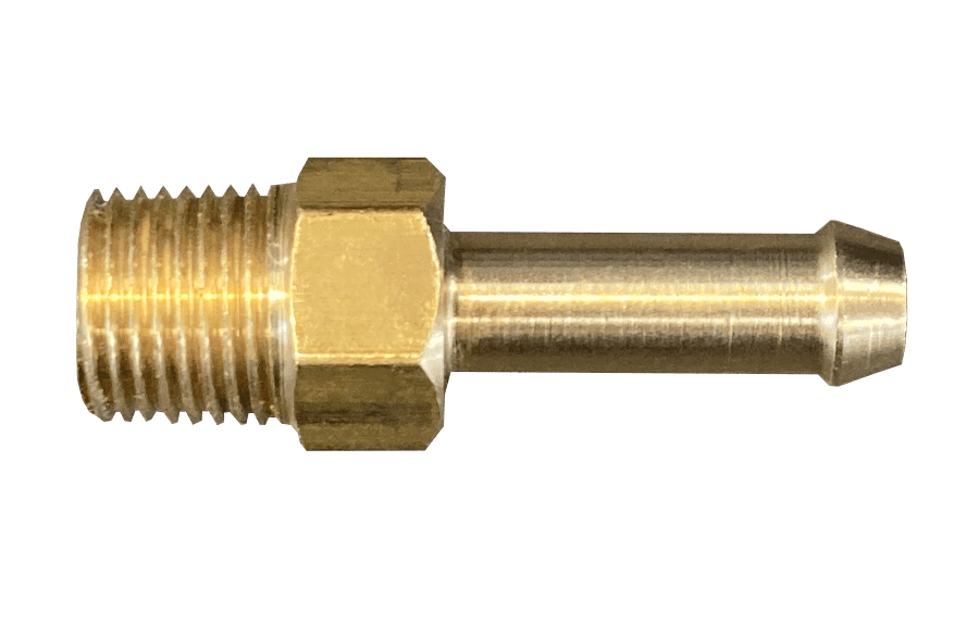 Malpassi Schlauch-Verbinder 6mm auf 1/8 NPT (1 Stück) Messing - HARDI  Automotive